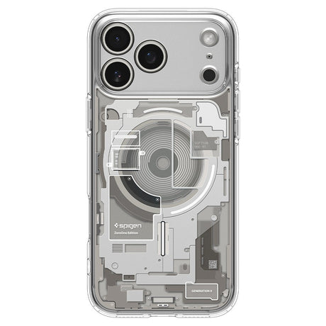Spigen iPhone 17 Pro/iPhone 18 Pro Skal Ultra Hybrid Zero One MagFit Natural Titanium