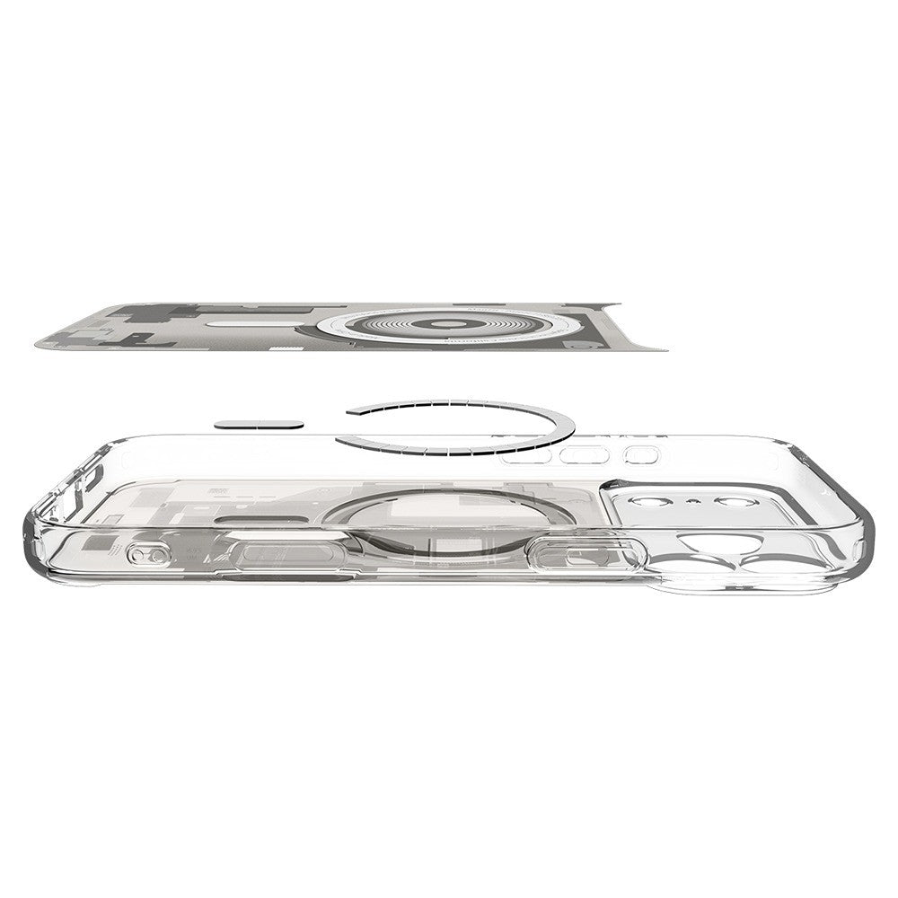 Spigen iPhone 17 Pro/iPhone 18 Pro Skal Ultra Hybrid Zero One MagFit Natural Titanium