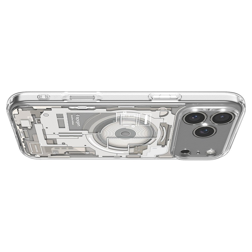 Spigen iPhone 17 Pro/iPhone 18 Pro Skal Ultra Hybrid Zero One MagFit Natural Titanium
