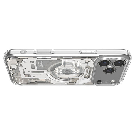 Spigen iPhone 17 Pro/iPhone 18 Pro Skal Ultra Hybrid Zero One MagFit Natural Titanium
