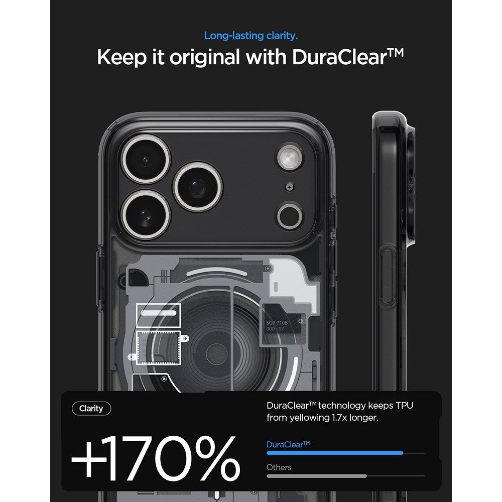 Spigen iPhone 17 Pro/iPhone 18 Pro Skal Ultra Hybrid Zero One MagFit Svart
