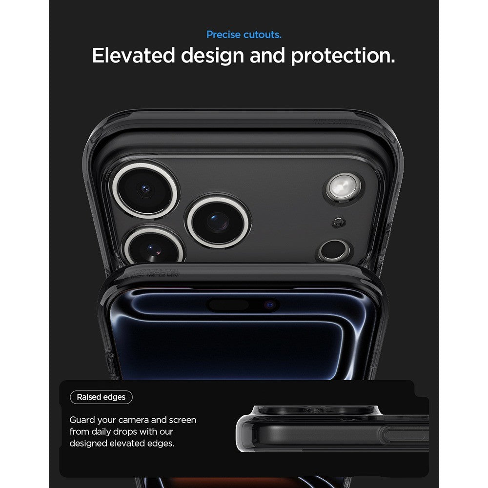 Spigen iPhone 17 Pro/iPhone 18 Pro Skal Ultra Hybrid Zero One MagFit Svart