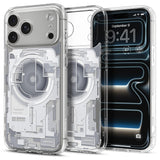 Spigen iPhone 17 Pro/iPhone 18 Pro Skal Ultra Hybrid Zero One MagFit Vit