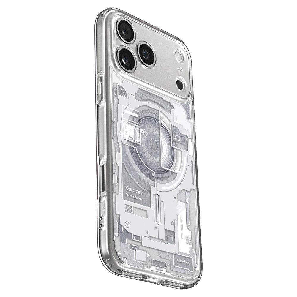 Spigen iPhone 17 Pro/iPhone 18 Pro Skal Ultra Hybrid Zero One MagFit Vit