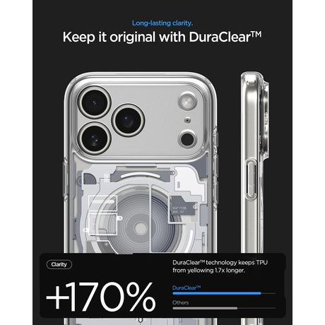 Spigen iPhone 17 Pro/iPhone 18 Pro Skal Ultra Hybrid Zero One MagFit Vit