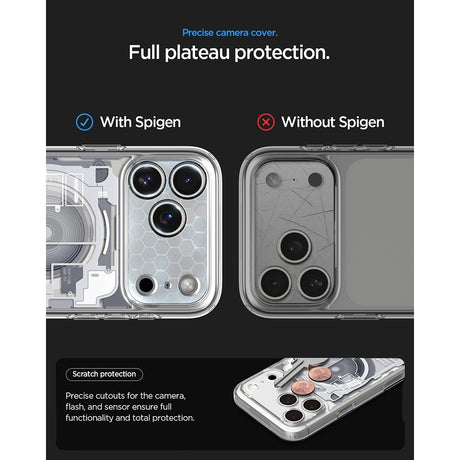 Spigen iPhone 17 Pro/iPhone 18 Pro Skal Ultra Hybrid Zero One MagFit Vit
