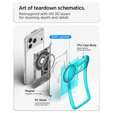 Spigen iPhone 17 Pro Max/iPhone 18 Pro Max Skal Classic C1 MagFit Bondi Blue