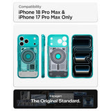 Spigen iPhone 17 Pro Max/iPhone 18 Pro Max Skal Classic C1 MagFit Bondi Blue