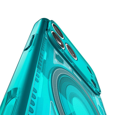 Spigen iPhone 17 Pro Max/iPhone 18 Pro Max Skal Classic C1 MagFit Bondi Blue