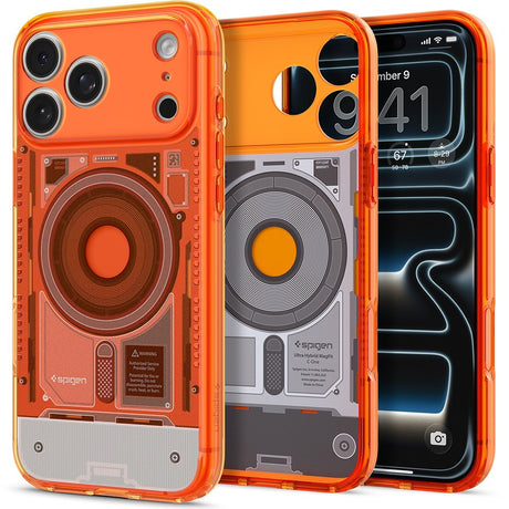 Spigen iPhone 17 Pro Max/iPhone 18 Pro Max Skal Classic C1 MagFit Tangerine