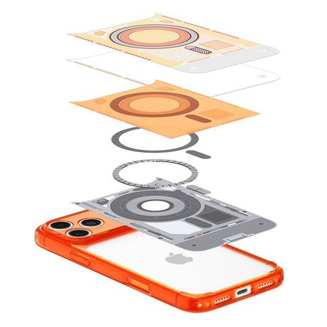 Spigen iPhone 17 Pro Max/iPhone 18 Pro Max Skal Classic C1 MagFit Tangerine