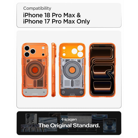 Spigen iPhone 17 Pro Max/iPhone 18 Pro Max Skal Classic C1 MagFit Tangerine