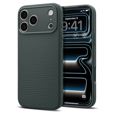 Spigen iPhone 17 Pro Max/iPhone 18 Pro Max Skal Liquid Air Abyss Green