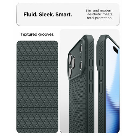 Spigen iPhone 17 Pro Max/iPhone 18 Pro Max Skal Liquid Air Abyss Green