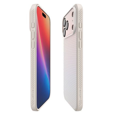 Spigen iPhone 17 Pro Max/iPhone 18 Pro Max Skal Liquid Air Natural Titanium