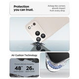 Spigen iPhone 17 Pro Max/iPhone 18 Pro Max Skal Liquid Air Natural Titanium