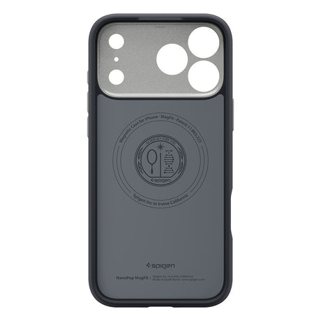 Spigen iPhone 17 Pro Max/iPhone 18 Pro Max Skal Nano Pop MagFit Black Sesame