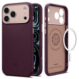 Spigen iPhone 17 Pro Max/iPhone 18 Pro Max Skal Nano Pop MagFit Burgundy Bean
