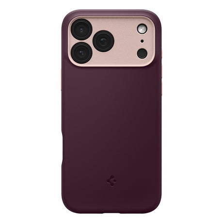 Spigen iPhone 17 Pro Max/iPhone 18 Pro Max Skal Nano Pop MagFit Burgundy Bean