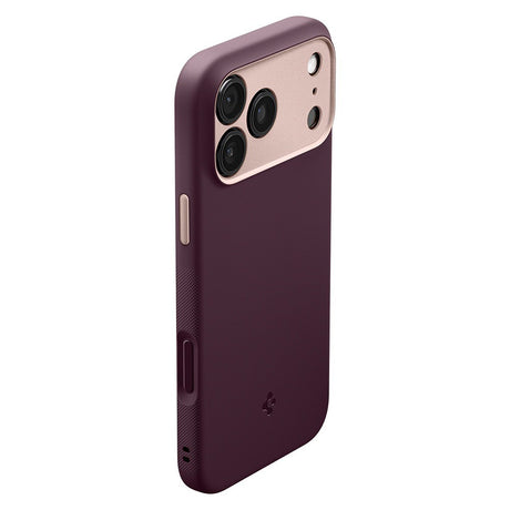 Spigen iPhone 17 Pro Max/iPhone 18 Pro Max Skal Nano Pop MagFit Burgundy Bean