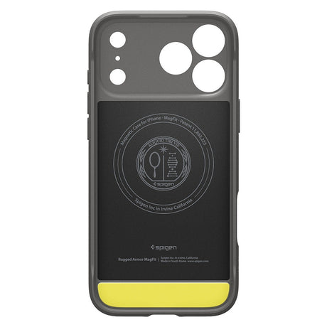 Spigen iPhone 17 Pro Max/iPhone 18 Pro Max Skal Rugged Armor MagFit Grå