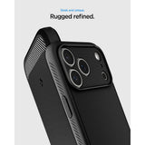 Spigen iPhone 17 Pro Max/iPhone 18 Pro Max Skal Rugged Armor MagFit Matte Black