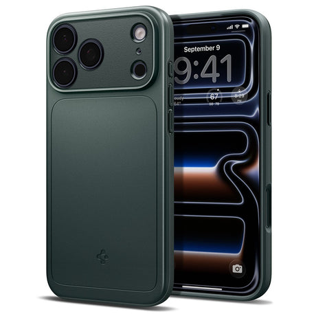Spigen iPhone 17 Pro Max/iPhone 18 Pro Max Skal Thin Fit MagFit Abyss Green