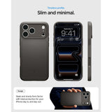 Spigen iPhone 17 Pro Max/iPhone 18 Pro Max Skal Thin Fit MagFit Gunmetal