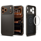 Spigen iPhone 17 Pro Max/iPhone 18 Pro Max Skal Thin Fit MagFit Gunmetal