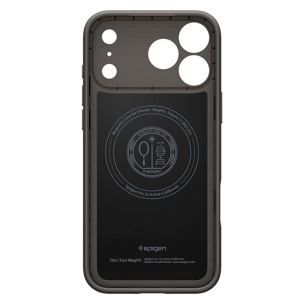 Spigen iPhone 17 Pro Max/iPhone 18 Pro Max Skal Thin Fit MagFit Gunmetal