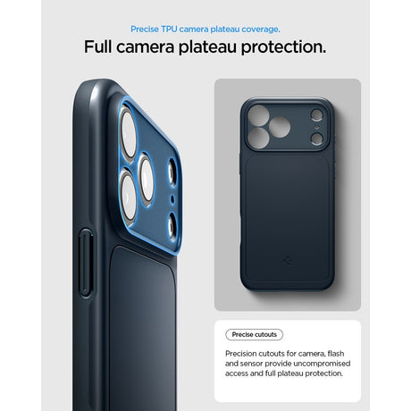 Spigen iPhone 17 Pro Max/iPhone 18 Pro Max Skal Thin Fit MagFit Metal Slate