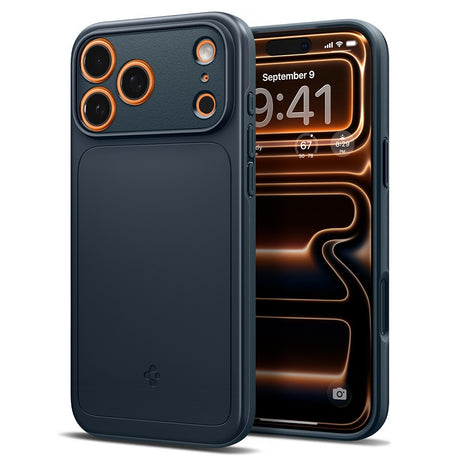 Spigen iPhone 17 Pro Max/iPhone 18 Pro Max Skal Thin Fit MagFit Metal Slate