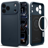 Spigen iPhone 17 Pro Max/iPhone 18 Pro Max Skal Thin Fit MagFit Metal Slate