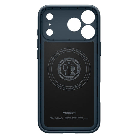 Spigen iPhone 17 Pro Max/iPhone 18 Pro Max Skal Thin Fit MagFit Metal Slate