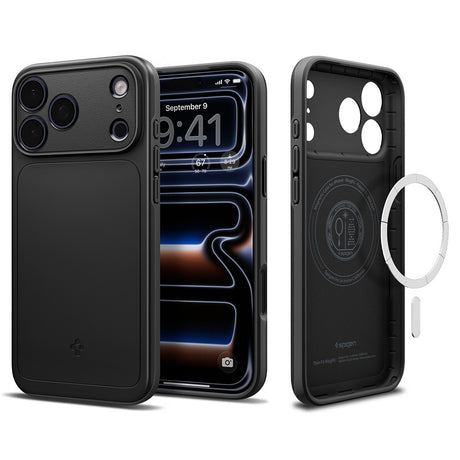 Spigen iPhone 17 Pro Max/iPhone 18 Pro Max Skal Thin Fit MagFit Svart