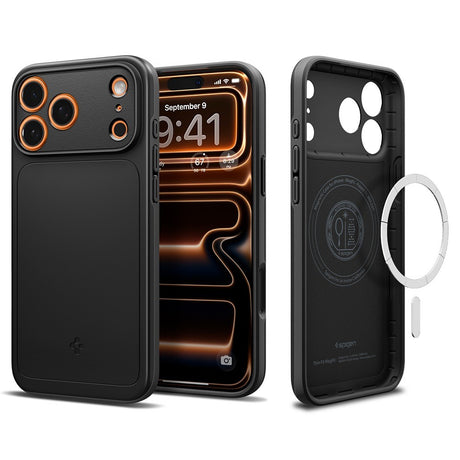 Spigen iPhone 17 Pro Max/iPhone 18 Pro Max Skal Thin Fit MagFit Svart