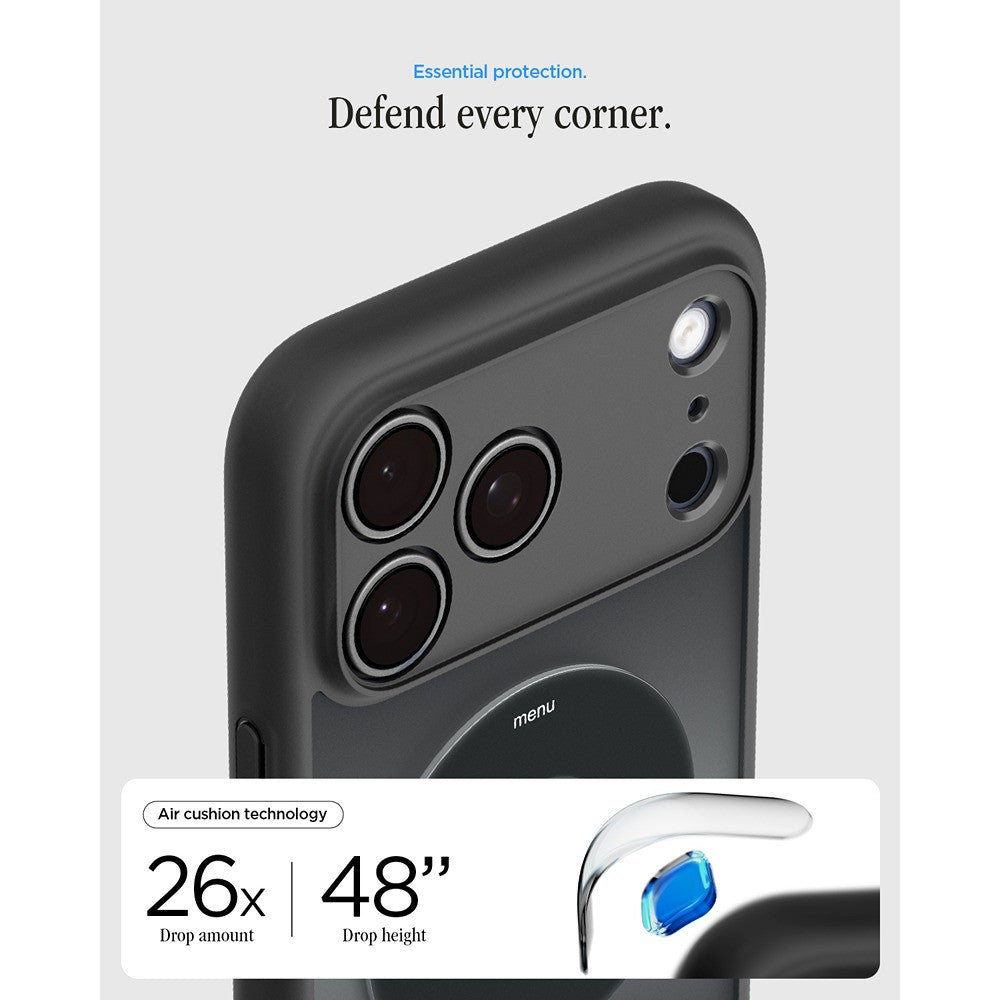 Spigen iPhone 17 Pro Max/iPhone 18 Pro Max Skal Ultra Hybrid MagFit Classic Black