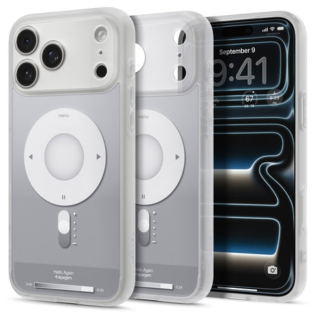 Spigen iPhone 17 Pro Max/iPhone 18 Pro Max Skal Ultra Hybrid MagFit Classic Silver