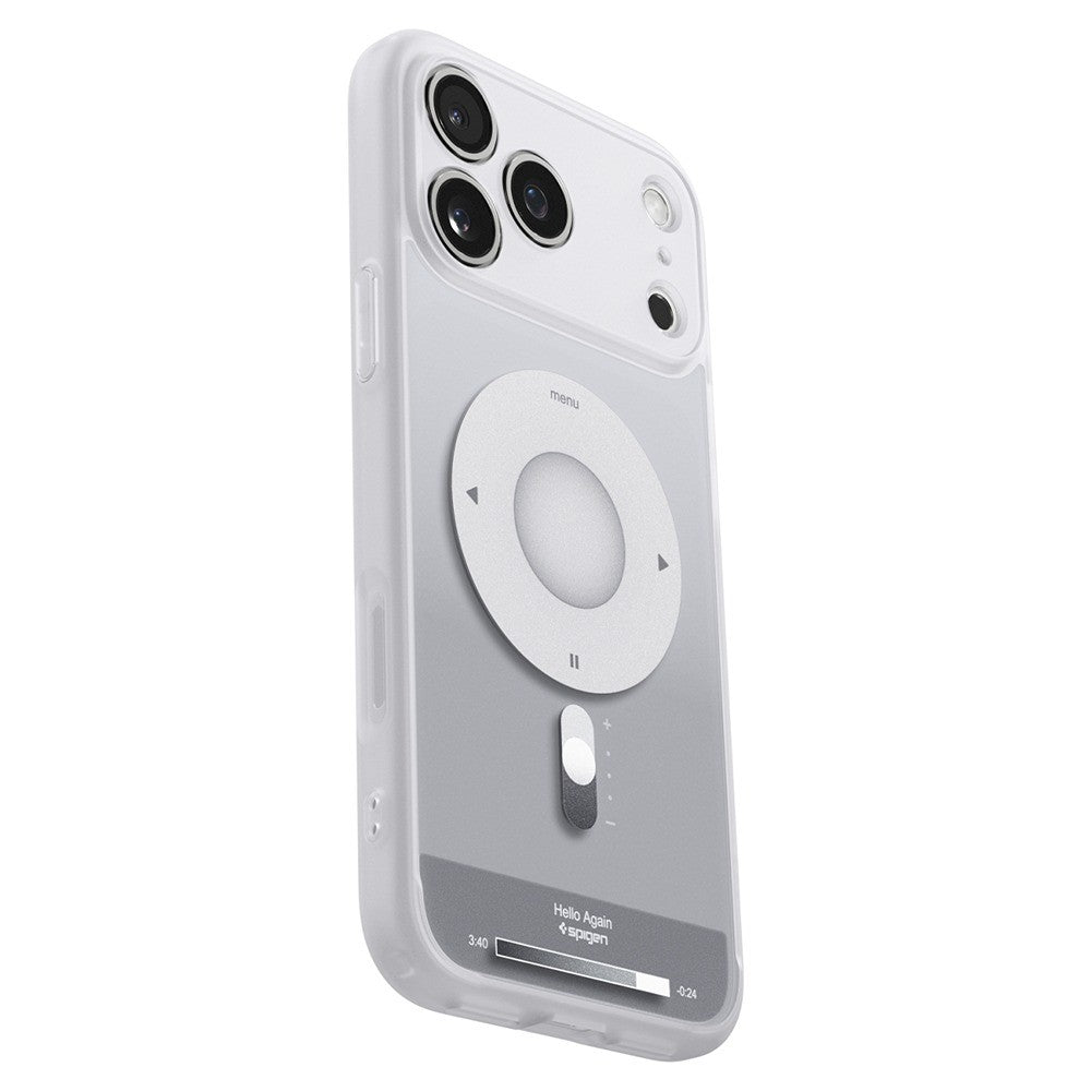 Spigen iPhone 17 Pro Max/iPhone 18 Pro Max Skal Ultra Hybrid MagFit Classic Silver