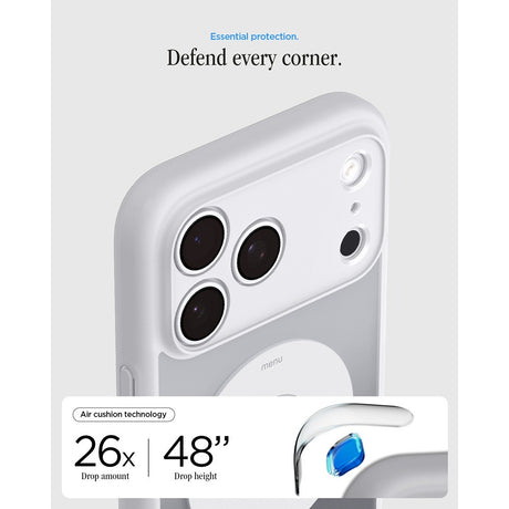 Spigen iPhone 17 Pro Max/iPhone 18 Pro Max Skal Ultra Hybrid MagFit Classic Silver