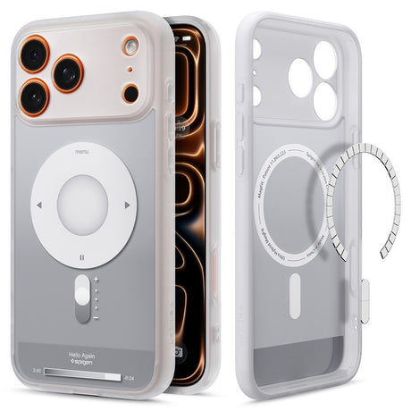 Spigen iPhone 17 Pro Max/iPhone 18 Pro Max Skal Ultra Hybrid MagFit Classic Silver