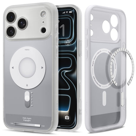 Spigen iPhone 17 Pro Max/iPhone 18 Pro Max Skal Ultra Hybrid MagFit Classic Silver