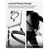 Spigen iPhone 17 Pro Max/iPhone 18 Pro Max Skal Ultra Hybrid MagFit Clear Deep Blue
