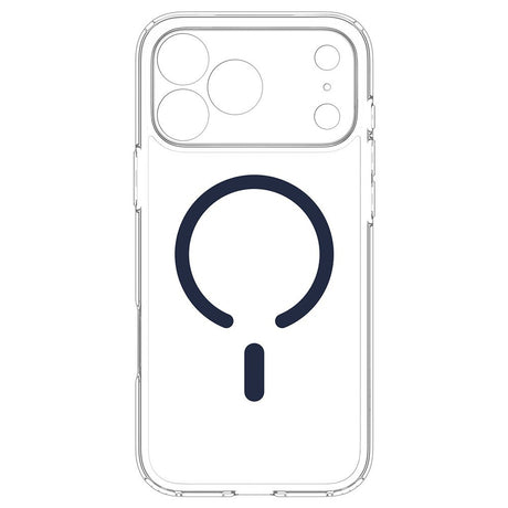Spigen iPhone 17 Pro Max/iPhone 18 Pro Max Skal Ultra Hybrid MagFit Clear Deep Blue