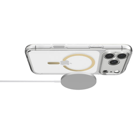 Spigen iPhone 17 Pro Max/iPhone 18 Pro Max Skal Ultra Hybrid MagFit Clear Gold