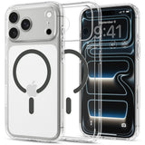 Spigen iPhone 17 Pro Max/iPhone 18 Pro Max Skal Ultra Hybrid MagFit Clear Graphite
