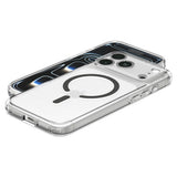 Spigen iPhone 17 Pro Max/iPhone 18 Pro Max Skal Ultra Hybrid MagFit Clear Graphite