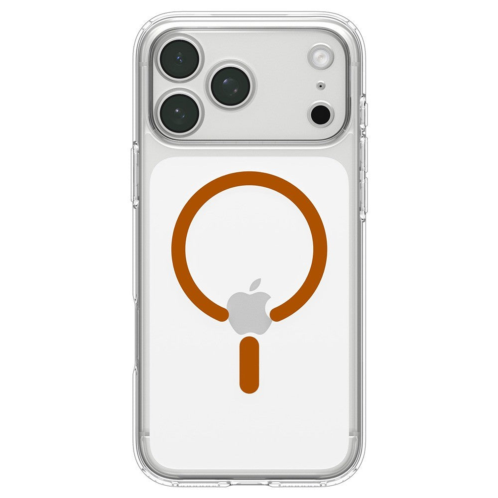 Spigen iPhone 17 Pro Max/iPhone 18 Pro Max Skal Ultra Hybrid MagFit Clear Orange