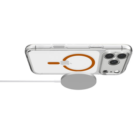 Spigen iPhone 17 Pro Max/iPhone 18 Pro Max Skal Ultra Hybrid MagFit Clear Orange