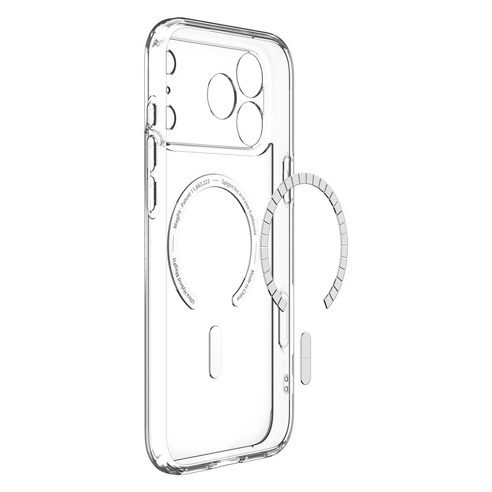 Spigen iPhone 17 Pro Max/iPhone 18 Pro Max Skal Ultra Hybrid MagFit Clear White